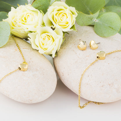 Gold Heart Bracelet