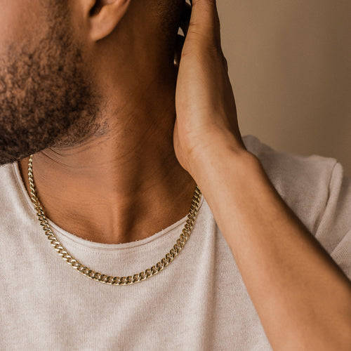 Gold Grand Curb Link Necklace 6.5mm