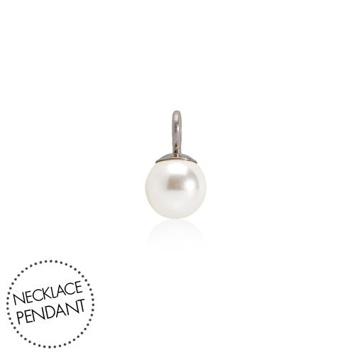 Necklace Pendant NT Pearl 6mm White