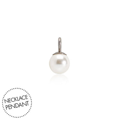 Necklace Pendant NT Pearl 6mm White